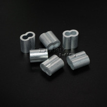 50pcs/lot 1.5mm Aluminum Cable Crimps Sleeves Rope Clip Fittings Loop Sleeve 2024 - buy cheap