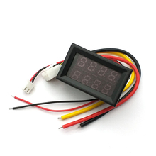 10A LED DC 0-100V 10A Dual Display Voltage Meter Digital LED Voltmeter Ammeter Panel Amp Volt Gauge 2024 - buy cheap