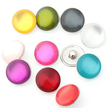 Fashion NS0024 10pcs mixed 18mm Cat eye's snap buttons fit DIY charm snap bracelet necklace jewelry wholesale trendy 2024 - buy cheap