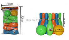 Детские шары для боулинга, набор игрушек, Разноцветные Детские Мультяшные шары для боулинга, игрушки для родителей и детей, пластиковые спортивные детские подарки унисекс 2021 2024 - купить недорого