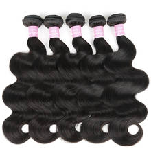 Brazilian Virgin Hair Body Wave Human Hair Bundles 8-28 Inch Hair Weave Bundles Shuangya Hair Extension Can Buy 3 Or 4 Bundles 2024 - buy cheap