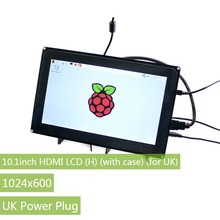 Waveshare 10.1 inch Capacitive Touch Screen LCD 1024x600 for Raspberry Pi Jetson Nano HDMI Display with Acrylic case for UK 2024 - buy cheap