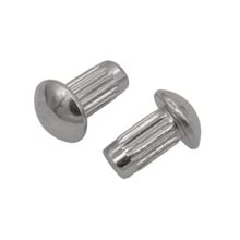 20Pcs M3 304 Stainless Steel Semicircular Round head Signage Rivets Knurled rivet Length 4mm-12mm 2024 - buy cheap