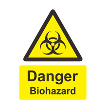 YJZT 11.4CM*15.5CM Danger Biohazard Zombie Car Sticker Funny Decal PVC 12-0781 2024 - buy cheap