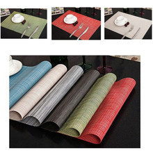 4Pcs PVC waterproof Dining Table Placemats Kitchen Tool Place Mat Coasters Mat Europe manteles individuales posavasos Sales 2024 - buy cheap