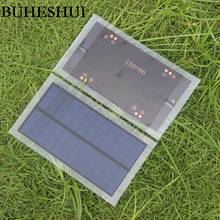 BUHESHUI 1,75 Вт 6 в солнечная батарея солнечная панель для солнечного складного зарядного устройства/Сумка для зарядки/рюкзак DIY Солнечное зарядное устройство 10 шт./лот 2024 - купить недорого