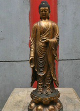 Xd 003430 26 тибетская Буддийская бронза скульптура Будды Шакьямуни махавайрокана 2024 - купить недорого