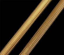 MxGXfam (480*5mm) Colar Da Forma de Serpente Jóias para Men18k Ouro cores de Alta Qualidade 2024 - compre barato