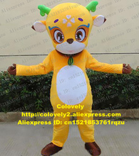 Sika Deer Spotted Deer Elk Wapiti Mascot Costume Adult Cartoon Character Merchandise Street Amusement Parkfunfair zz6148 2024 - buy cheap