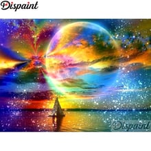 Dispaint Full Square/Round Drill 5D DIY Diamond Painting "Colored starry sky" Embroidery Cross Stitch 5D Home Decor A10732 2024 - buy cheap