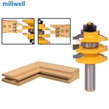 Vástago de 1 UDS-12,7mm, Envío Gratis enrutador de carpintería CNC, fresa de extremo de carburo sólido para puerta de armario, cuchillo de puerta de armario, herramienta de mortaja 2024 - compra barato