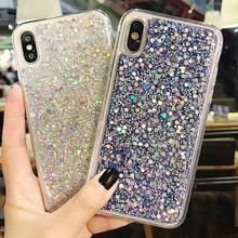 Silicone Bling Glitter Sequins Case For Samsung Galaxy S10 Lite Soft TPU Back Cover For Samsung S10 plus Coque For Samsung S10 2024 - buy cheap