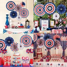 6pcs USA DIY Party Decorations for Independence Day Party Background Wall Decoration Hot NEW 2024 - buy cheap