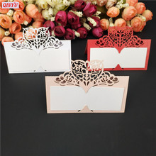 50Pcs Table Card Name Place Invitation Wedding Decoration Pearlscent Paper Cards Party Table Cards Seating Card 6zsh871 2024 - buy cheap