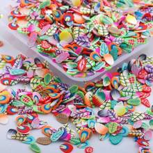 10000Pcs Christmas series Fruit Animal Flowers  Nail Art 3d Slices Polymer Clay Set Gel Nails Decoration manual accessories 2024 - buy cheap