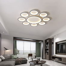 Lâmpada led de teto para sala de estar, lâmpada de teto led, atmosfera moderna, design nórdico, personalidade criativa para saguão 2024 - compre barato