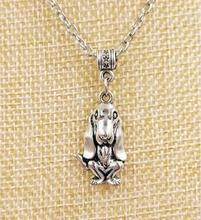 1 PCS Fast shipping Mixed Dachshund&Labrador&poodle&Greyhound Dog&Pug Dog Puppy Charms Collar Sweater Chain Pendant Necklace 2024 - buy cheap