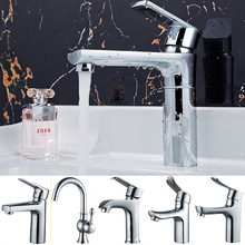 Wholesale And Retail Deck Mount Waterfall Bathroom Faucet Vanity Vessel Sinks Mixer Tap Cold And Hot Water Tap 2024 - buy cheap