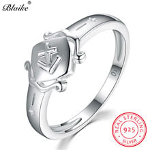 Solid s925 Sterling Silver Rings For Men Women Minimalist Constellation Sagittarius Ring Wedding Bands Couple Engagement Rings 2024 - buy cheap