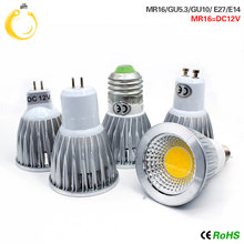 Bombillas LED regulables 9W 12W 15W COB Spotlight E27 GU10 E14 GU5.3 220V blanco cálido/blanco soporte de pared bombillas de LED de techo 2024 - compra barato