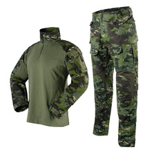 Камуфляжная охотничья одежда для лесных пейзажей, военная униформа, тактический боевой костюм G3, снайперская рубашка для страйкбола + брюки, камуфляж 2024 - купить недорого