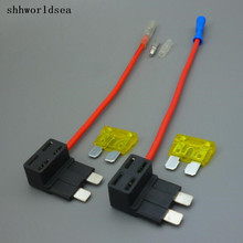 shhworldsea 1pcs 20A Add Circuit Medium Blade Fuse Boxes Holder Fuse Adapter Tap Kit ACS ATO ATC Piggy Back 2024 - buy cheap