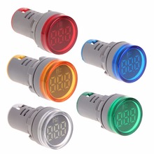 22mm LED Display AC Frequency Meter Electricity Hertz Indicator Hz Pilot Light