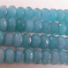 hot new Charming Natural nice 5x8mm Faceted Blue Turkey Stone Abacus Jewelry Loose Beads For Necklace Bracelet 15'' AAA sp0195 2024 - buy cheap