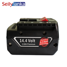 Batería de iones de litio para BOSCH, 14,4 V, 4000mAh, BAT607, BAT607G, BAT614, BAT614G, 2607336078, 2607336150, 2607336224 2024 - compra barato