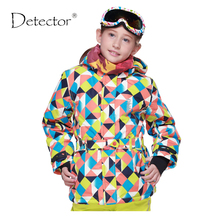 Detector de Snowboard impermeable para niñas, chaqueta de esquí para exteriores, ropa gruesa para niñas, abrigo térmico a prueba de viento 2024 - compra barato