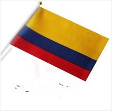 14 * 21 cm Columbia  hand signal waving flag small banner  flags 2024 - buy cheap