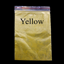 Yellow pearl pigment dye ceramic powder paint coating for Craft coloring for leather Never Fade 50g per pack 2024 - buy cheap