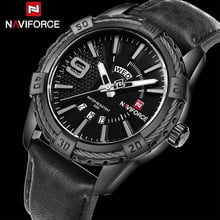 NAVIFORCE Men Quartz Watches Luxury Brand Men's Fashion Casual Leather Sports Wrist Watch Male Military Clock Relogio Masculino 2024 - buy cheap