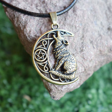 SanLan 1pcs viking Celtic wolf necklace 2024 - buy cheap