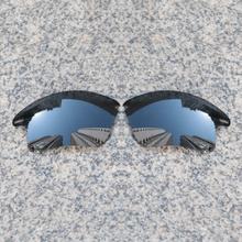 Wholesales E.O.S Polarized Enhanced Replacement Lenses for Oakley Fast Jacket XL Sunglasses - Black Chrome Polarized Mirror 2024 - compre barato