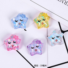 10pcs/lot 19mm Super Kawaii Resin Star Cabochon For Kids Headclip DIY Accessary Mobile Protection Home Decoration 2024 - buy cheap