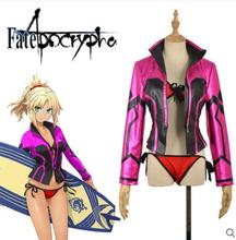 Free shipping Mordred Cosplay Cartoon Anime Halloween Party Cos Fate/Apocrypha Fate/FGO Cosplay Costume 2024 - buy cheap