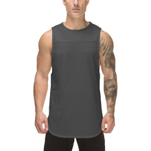 Brand Mens tank tops shirt Solid Patchwork mesh bodybuilding stringer tanktop fitness singlet Sleeveless tank gyms clothing 2024 - buy cheap