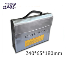 JMT High Quality Fireproof Explosionproof RC LiPo Battery Safety Bag Safe Guard Charge Sack 240*65*180MM 2024 - buy cheap