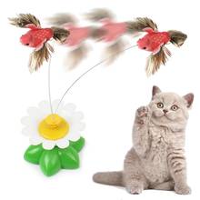 Electric Rotating Bird Funny Dog Cat Toys Bird Pet Seat Scratch Toy For Cat Kitten Dog Cats Intelligence Trainning # 2024 - buy cheap