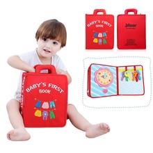 Montessori Early Education Baby Cloth Book Baby Tear Not Bad Educational Toys Cloth Book Children Hands-on Training Books 2024 - buy cheap