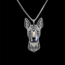 Xoloitzcuintle jewelry Gold and silver pendant and necklace jewelry Simple abstract animal 2024 - buy cheap