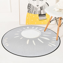 The Nordic carpet the weather sun rugs Bedroom kids room round carpet computer chair mat area rug parlor tapete children mat 2024 - buy cheap