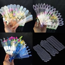 NEW Silicone Mold DIY Crafts Fan Rib Shaped Mirror Jewelry Making Resin Decorative 2024 - buy cheap