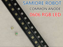 100pcs 0603 (1616) RGB BGR LED Common Anode Tricolor Red Green Blue 0606 Surface Mount Chip SMD SMT LED Light Emitting Diode 2024 - buy cheap
