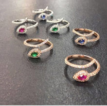 Регулируемый размер красочное кольцо CZ DIY свой камень цирконий BAR настроить ювелирные изделия для женщин лучший подарок Европейский горячая Распродажа ювелирных изделий 2024 - купить недорого