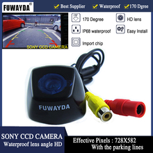 FUWAYDA cámara de Vista trasera de estacionamiento CCD HD noche coche cámara de marcha atrás de respaldo sistema de vídeo con aparcamiento líneas para BMWX1 X3 X5 X6 2024 - compra barato