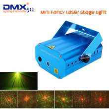 DHL free shipping Mini Fancy Stage light R&G laser AC110-240V Voice-control laser projector party entertainment disco Show DJ-BK 2024 - buy cheap