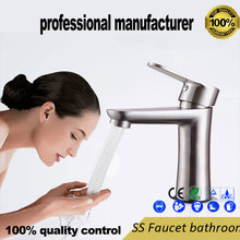 sus304 stainless steel faucet for hot and cold water faucet small waist lavatory faucet washbasin faucet 2024 - buy cheap