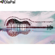 DIAPAI 100% Full Square/Round Drill 5D DIY Diamond Painting "Guitar text" Diamond Embroidery Cross Stitch 3D  Decor A19914 2024 - buy cheap